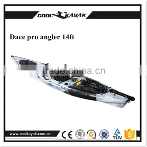 Single Fishing Canoe With Rudder System Paddle Rowing Kayak Quality Choice thumbnail-2