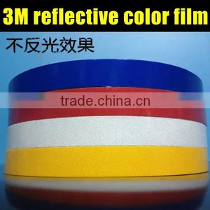 3 M Car Reflective Sticker Tape 3M Reflective Strips Luminous Tape Decal Vinyl 1.5CM*46m/Roll thumbnail-1