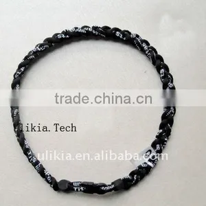 2011 Hot Selling 3 Ropes Titanium Necklace Baseball With 55colors thumbnail-1