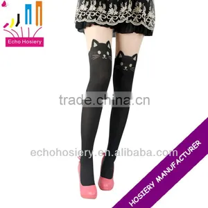 Fashion Jacquard CAT Design Tights thumbnail-1