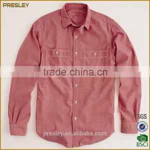 2016 Wholesale Latest Designs Pink Men New Models Mens Dress Shirts thumbnail-1