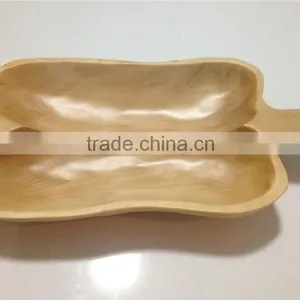 Eco-friendly China Supplier Wooden Plate,fan-shaped Serving Plate,Serving Platter thumbnail-2