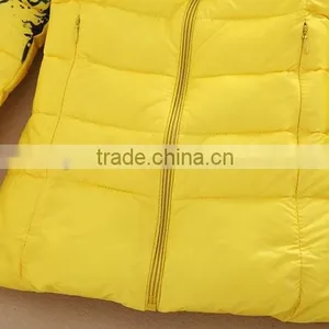 New Women's Coats Fur Collar Short Down Jacket Printed Cotton Women's Coat thumbnail-3