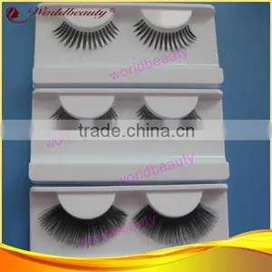 100% Human Hair Eyelash Extension, Black Color, Hand-tied Strip Eyelash, Customized Package thumbnail-1