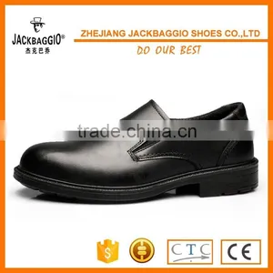 2016 Newest Waterproof Black Leather Safety Shoes Price Low thumbnail-3