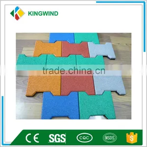 GYM Rubber Flooring /rubber Floor Tiles in Garden thumbnail-5