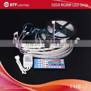 5m 5050 RGBW Led Strip 60leds/m RGB+Warm/Cold White Led Strip,IP30/IP65/IP67, White/Black PCB, With IR Remote Controller thumbnail-1