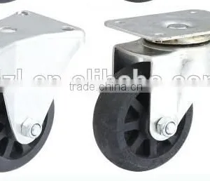 Rubber Roller Caster Wheel Ball Type Freezer Rigid Wheels thumbnail-4