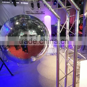 Silver or Black Color 30cm/40cm /50/60cm Diameter Christmas Hanging Decorating Mirror Balls With Plastic or Fiberglass Core thumbnail-2