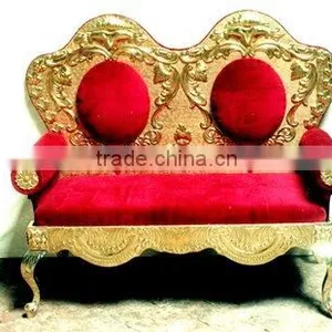 Wedding Sofa, Wedding Gold Sofa thumbnail-1