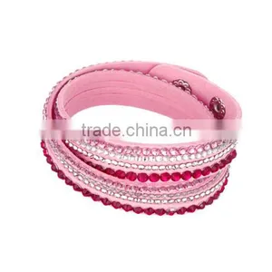 Custom Jewelry Factory Oem Pink Diamond Bracelets for Womens thumbnail-1