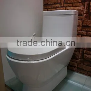 Dennis 2086 White Color One Piece Vitreous China Toilets thumbnail-4