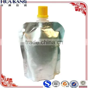 Spout Die Cut Plastic Food Packaging Bags for Beverage Vacuum Packaging Bags thumbnail-1