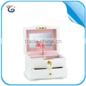 Ballerina Treasure Wooden Music Box thumbnail-1