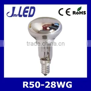 28W High Quality Glass Body R50 Halogen Bulb E27 E14 thumbnail-1