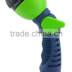 9 Patterns Thumb Control Metal Hose Nozzle Soft Grip TPR Coated #200 #112031 thumbnail-2