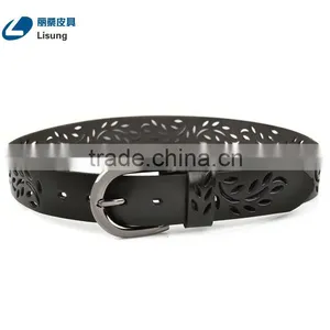 Mens Strong Hollow Out Mexican Genuine Leather Belts thumbnail-4