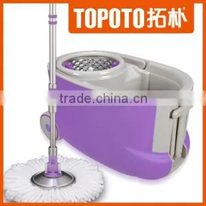 Topoto Mop Telescopic Handle Easy Mop Rotating Mop With Flat Mop Head thumbnail-1