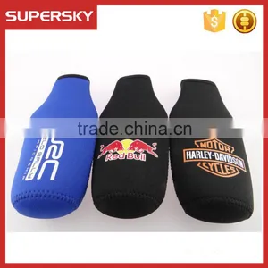 C1574 Custom Neoprene Beer Bottle Cover Bottle Holder With Zipper thumbnail-1