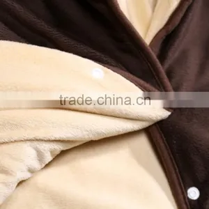 Beige+brown Microfiber Heating Cape thumbnail-6