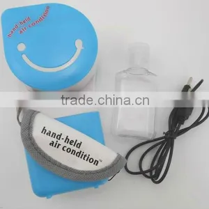 Battery Fan/handheld Water Mist Fan/mini Air Conditioner thumbnail-1