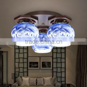 China Red Hollow Ceramic Celling Lights Designer Lighting thumbnail-4