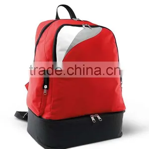 Team Sports Backpack With Rigid Bottom In 600D PVC Reach Standard Backing Quality Choice thumbnail-1