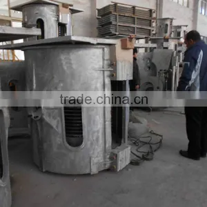 China Smelting Furnace 1tons up to 1200.C to Melt Brass thumbnail-1