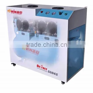 Cabinet Type Movable Super Mute Oilfree Air Compressor for Dental Use(TW5504S) thumbnail-2