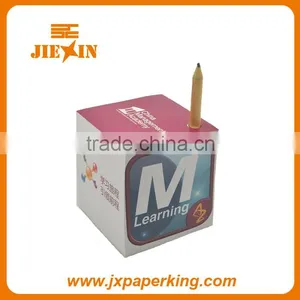 Personalized Combined Sticky Notes Memo Set Note Cubes, Memo Cube With Pen Holder thumbnail-1