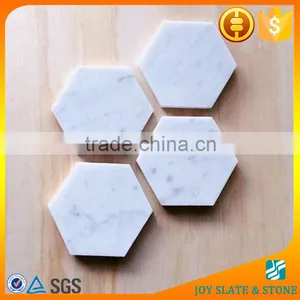 Chinese Marble Hexagon Beach Coaster/baby Play Mat/beverage Coaster thumbnail-1