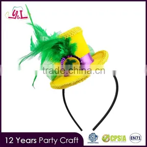 Handmade New Orleans Girls Plain Headbands Decoration For Mardi Gras Quality Choice thumbnail-1