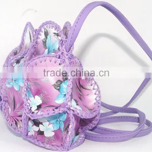 2016 New Fashion Women Long Handle Shoulder Bag Totally Handmade Best Quality Leather Material thumbnail-5
