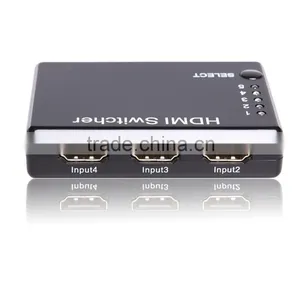 5 Port HDMI 1080p Switcher 5 in 1 Out HDMI Switch HDMI 1.3a Supports 3D With IR Wireless Remote thumbnail-4