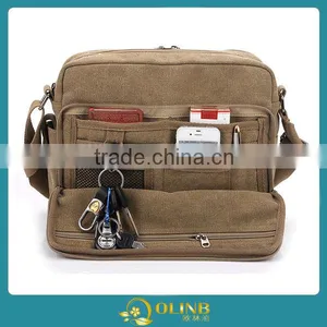Canvas Messenger Bags Wholesale thumbnail-1