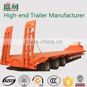 Low Bed Truck Semi Trailer,Lowbed Semi Trailer For Transport Heavy Cargo And Excavator (demension Optional) thumbnail-5