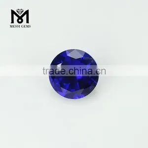 Loose Top Quality Synthetic Ruby 34# Sapphire Blue Corundum Gemstone thumbnail-3