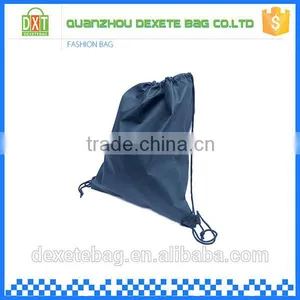 Wholesale China Large Capacity Blue Non-woven Sport Drawstring Bag thumbnail-1