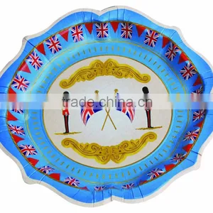 10" 400gsm Opp Lamination Printing Paper Plates thumbnail-1