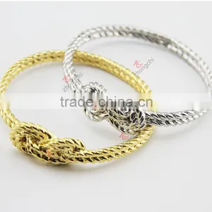New Alloy Silver Color and Gold Color Bangle Bracelet thumbnail-4