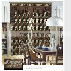 European Jacquard Fabric for Curtain New Curtain Designs thumbnail-2
