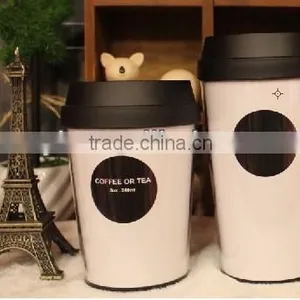 Plastic Coffee Cup With Silicone Lid thumbnail-1