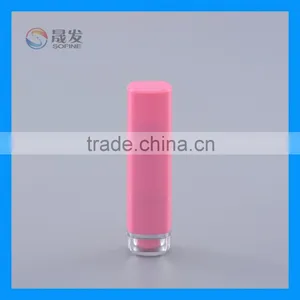 Produce Cosmetic Lighted Pink Plastic Custom Empty Lipstick Tube thumbnail-1