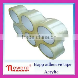 Wholesale 6 Rolls Packed 2 Inch Clear Bopp Packing Adhesive Tape thumbnail-1