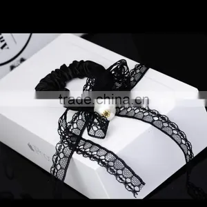 Square Crystal Ponytail Holder Rhinestone Elastic Hair Rope F48 thumbnail-1