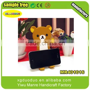 Cute Kitty Carton 3d Soft Pvc Multiple Mobile Phone Holder thumbnail-1