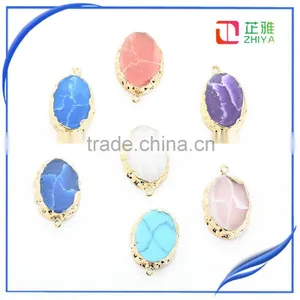 2016 Cheap Wholesale Agate Druzy Stones Pendant Jewelry thumbnail-3