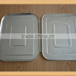 Rectangular Disposable Catering Aluminum Foil Container Lid thumbnail-4