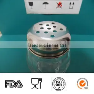 Different Glass Spicy Jar With Stainless Steel Caps thumbnail-5