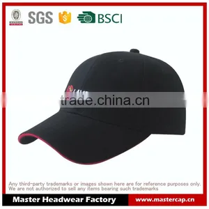 100% Cotton Flat Embroidery Curved Bill Baseball Cap thumbnail-1
